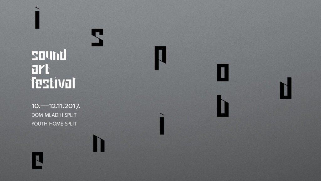 ISPOD BINE 2017, festival archive visual